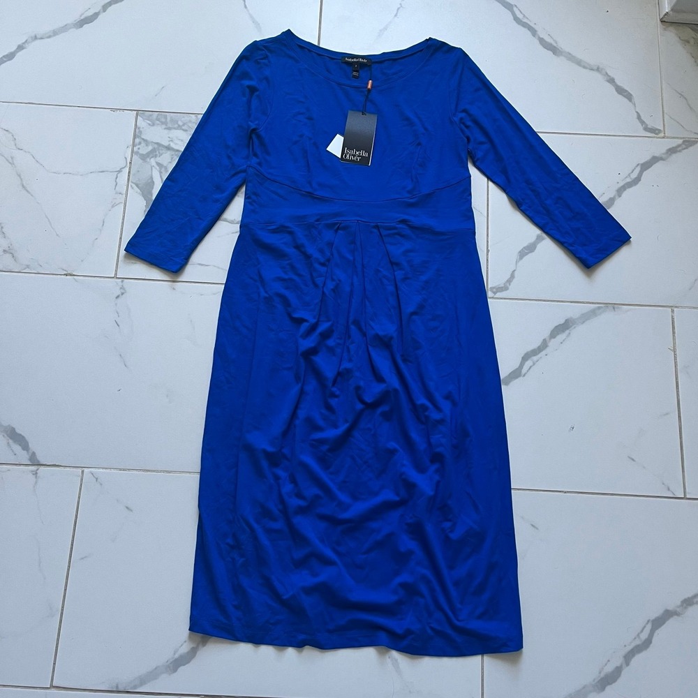NWT Isabella Oliver Ivybridge Maternity Bright Cobalt Sz 3